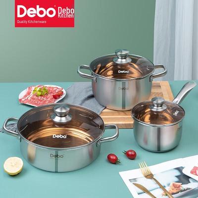 Set de 3 marmites Debo Balente Castle