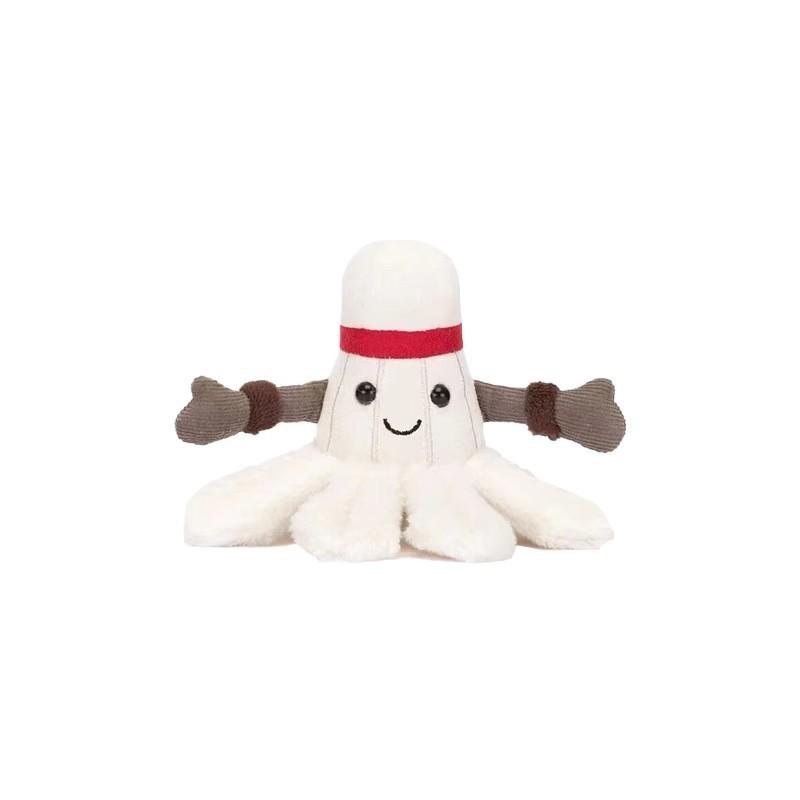 Creative Badminton Unique Plush Keychain Soft Doll Adorable Bag Accessory