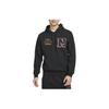 Graphic Hoodie With Drawstring Men Tops Black FN3101-010