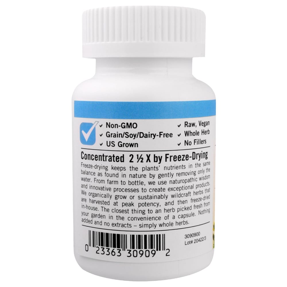 Eclectic Institute Fresh Freeze-Dried Hawthorn Berry 500mg Veggie Capsules, 90 Count
