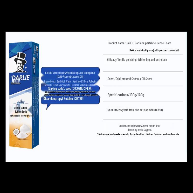 Darlie Ultra White Baking Soda & Coconut Oil Toothpaste
