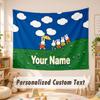 Custom Name Text Tapestry,Miffy Boho Wall Hanging, Decorative Backdrop Tapestry For Room