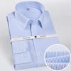 Men's Houndstooth Pattern Spread Collar Non-Iron Formal Shirts 100% Cotton - Long Sleeve Premium Quality Business Office Wear