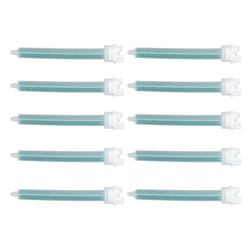 10pcs Mixing Nozzles Plastic Prevent Blocking Adhesive Glue Mixing Nozzle for Applicator