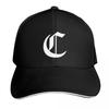 C Old English Initial White Letter C Baseball Cap Moisture Wicking Quick Dry Curved Brim Classic Fit Low Profile Unstructured