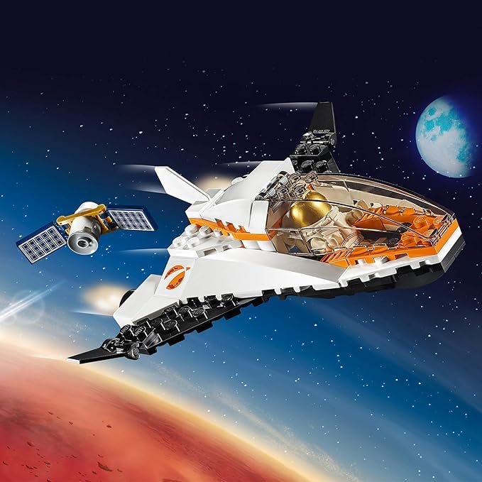 LEGO City Satellite Chasing Jet 60224 Building Blocks Toy for Boys