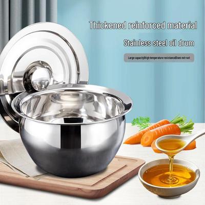 Jiwanggu Extra Thick 201 Stainless Steel Multi-Purpose Deep Basin