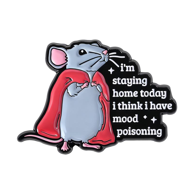 Whimsical Frog Wizard Enamel Pins Off To Commit Tom Foolery I Identify As A Problem Animal Brooches Lapel Badge Jewelry Gifts