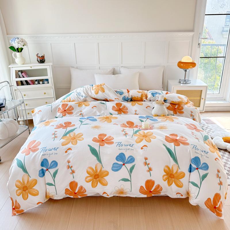 Cotton Printed Duvet Cover, Multi-color Duvet Cover, Soft Oversized Duvet Cover, Double Comfortable Single Duvet Cover