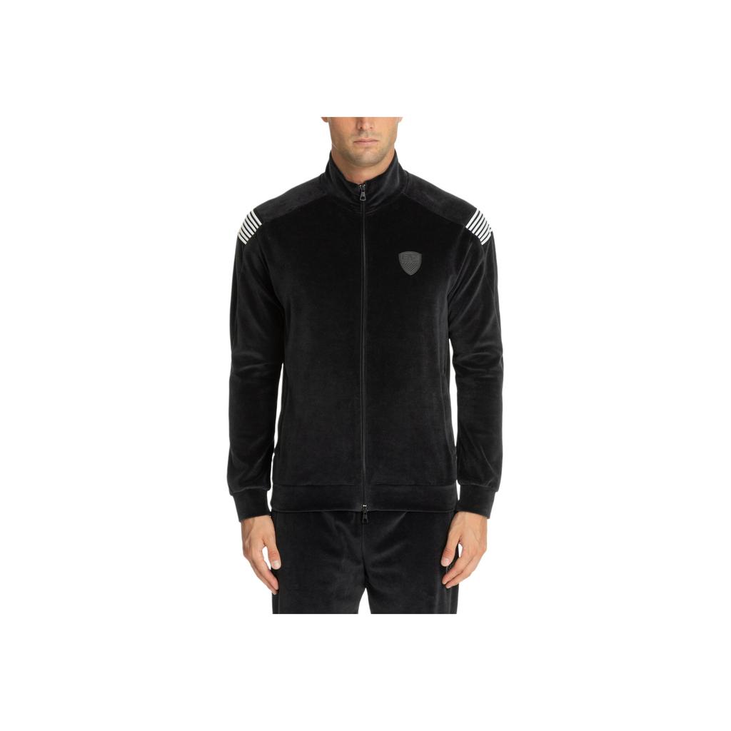 Emporio Armani EA7 FW25 Jednobarevná bunda se stojáčkem a zipem Pánské bundy 6DPM54-PJLXZ-0910
