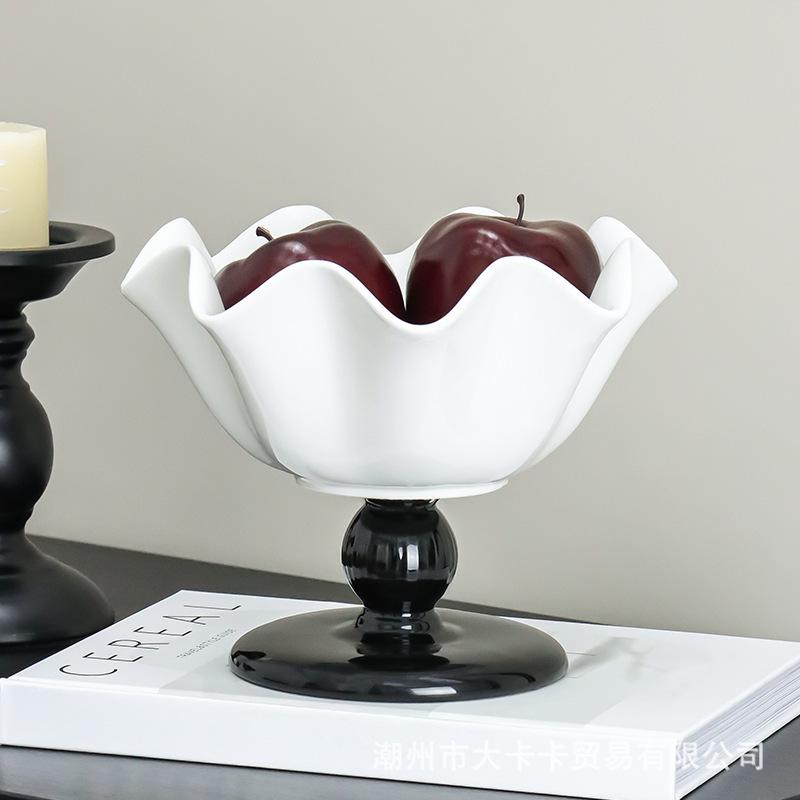 BRKeramik Obstteller Haushalt Wohnzimmer Snackschale Aufbewahrungstablett Dessertschale Küchenorganisator und AufbewahrungsbehälterEY