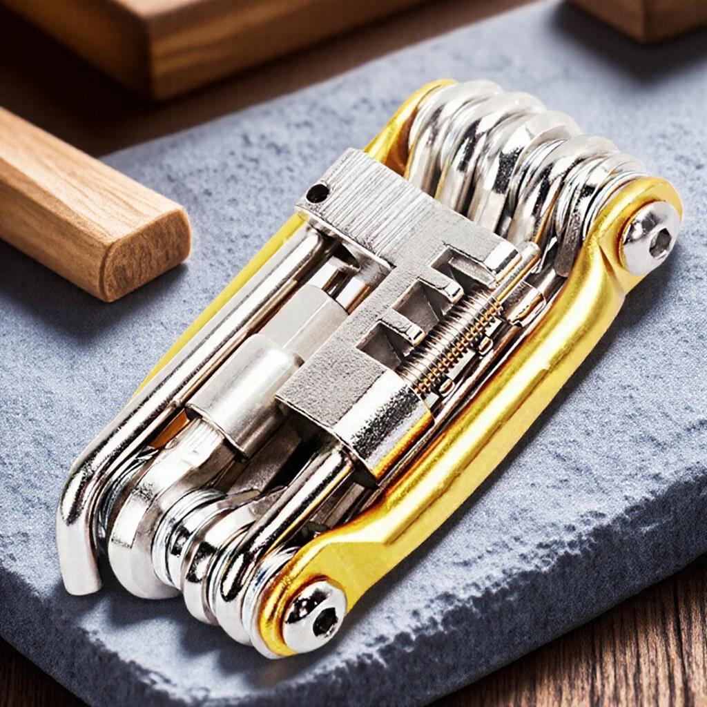 Multifunction 11 in 1 Bicycle Repair Set Bike Tool Kit Wrench Screwdriver Chain Hex Spoke Mountain Cycling Tools