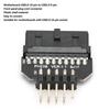 Plug and Play Front Panel Plug Connector Plastic Shell Motherboard Adapter  PC Assembly