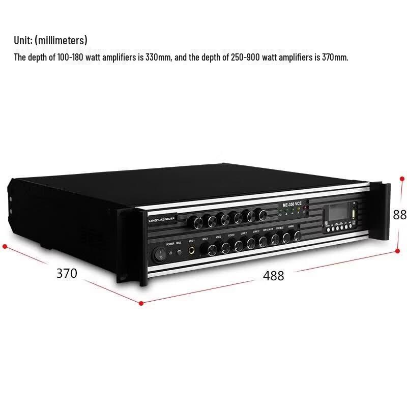 LINGSHENG 180W Bluetooth Professional Power Amplifier (CN version)