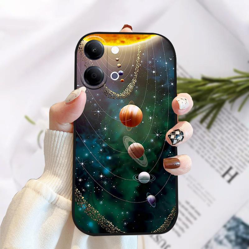 For VIVO Y05 Y 05 4G Case Fashion Painted Shockproof Bumper For VIVO Y11D Y21 4G 2026 Silicone Cover Soft TPU Phone Shell Coque