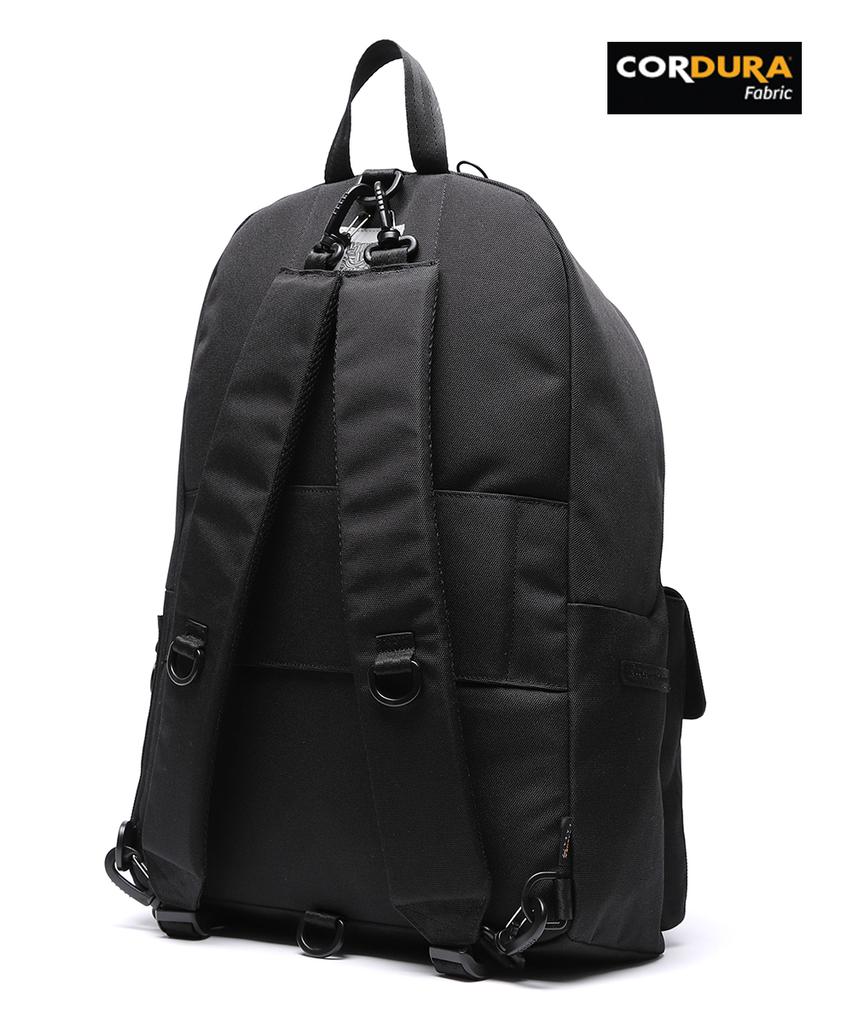 Aged Gray Cordura Double Buckle 2-Way Backpack