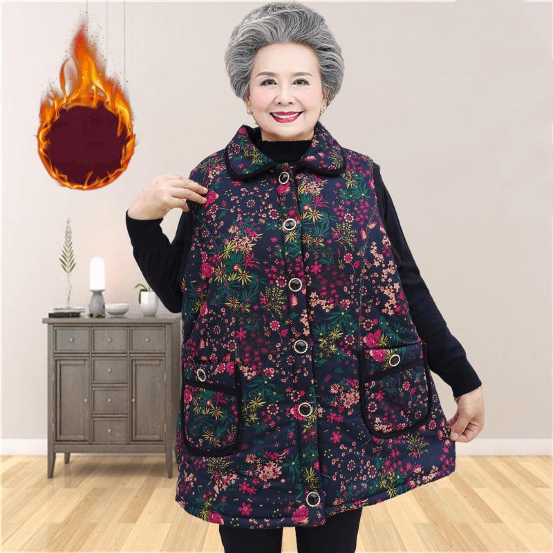 

Осінньо-зимовий товстий бавовняний жилет жіночий дуже великого розміру для верхнього одягу 8XL