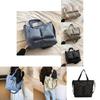 Trendy Street Style Oxford Cloth Tote Bag For Women 2024 Large Capacity Shoulder Bag For Daily Use