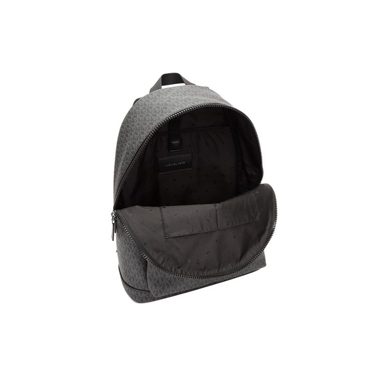 Michael Kors MK Cooper Monogram Vintage PVC Backpack Large Men Backpacks Black 37U9LCRB3B-BLACK