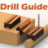 Heavy-Duty Plastic Drill Guide with Numbered 4-10mm Scale & Guides - Precision Drilling for, Woodworking - Manual Hole Locator