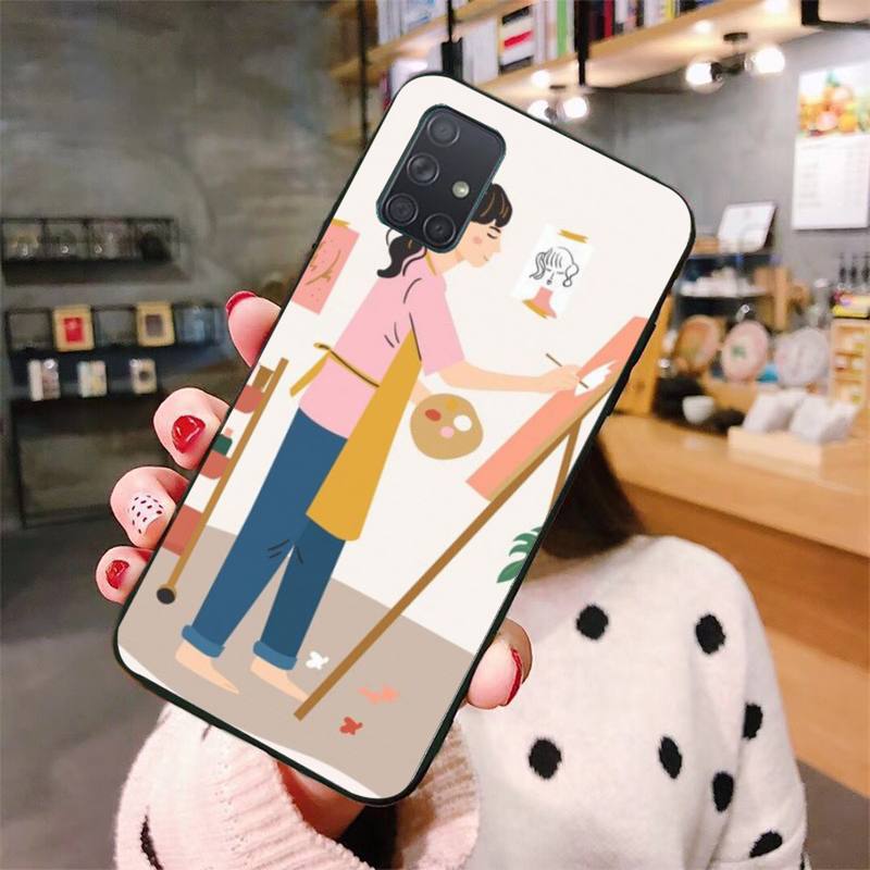 Let's Paint Together Phone Case For Samsung Note 8 9 10 20 Case For Note10Pro 10lite 20ultra M20 M31 Funda Case