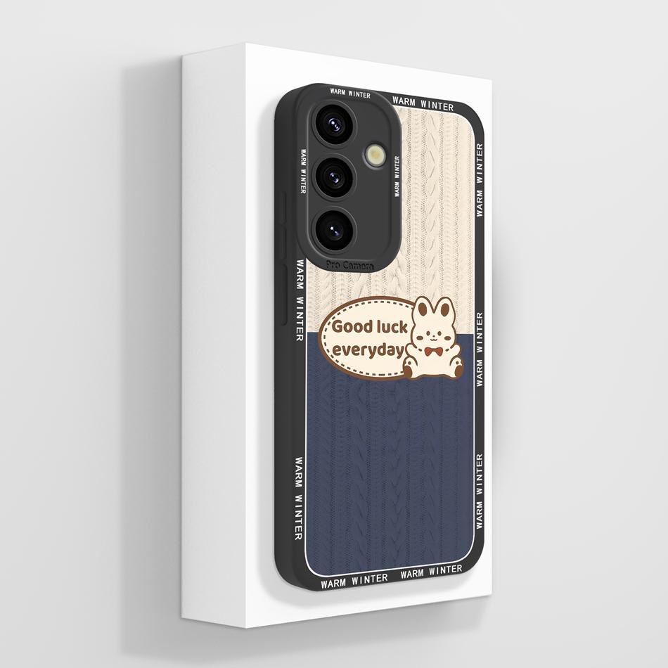 For Samsung Galaxy S25 Plus Ultra Case Cute Panda Premium Liquid Silicone Back Cover For Samsung S 25 Full Protection Soft Funda