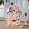 Hand Painted Mask Halloween Party Mask Full Face Mask Masquerade Mask for Women Men Cosplay Halloween Costume Accessory