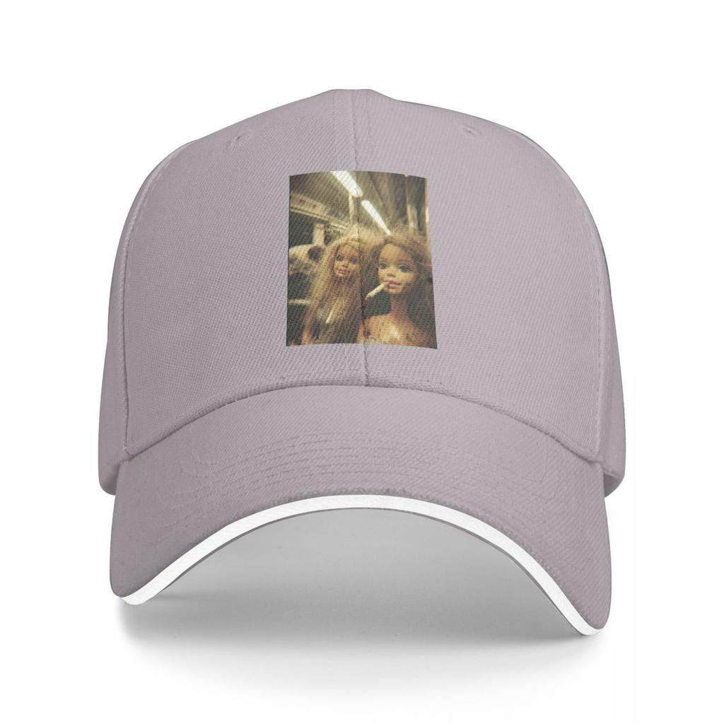 Baseball Caps Funny Disgusting Doll Face Meme Smoking Y2K Sarcastic Casquette Unisex Casual Spring Caps