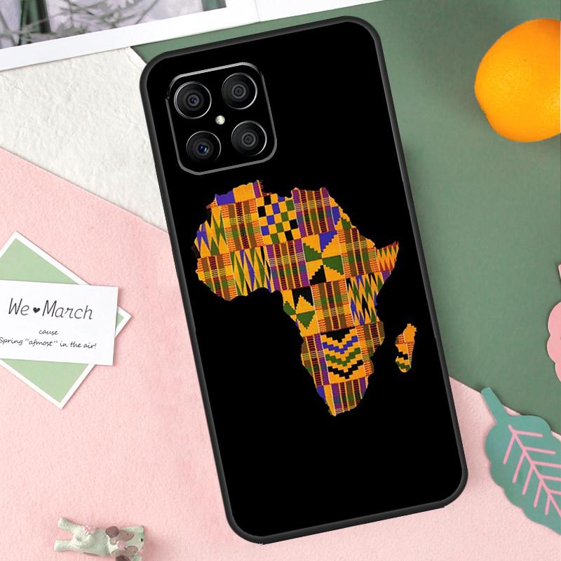 

Map of Africa African Fabrics Case For Honor 200 Pro 50 70 90 Lite X9b X9a X8b X8a X8 X9 X9c Honor Magic 7 5 6 Pro Cover Honor 50 Lite