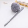 Elens Store 0.5mm Black Ink Cute Girl Women Faux Fur Pom Pom Ball Pendant Gel Ink Pen Gift
