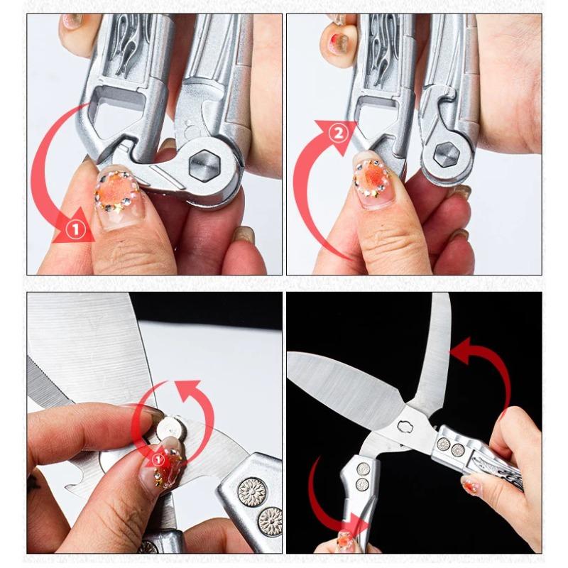 Multi Functional Stainless Steel Food Barbecue Kitchen Scissors Household Specific Strong Shears for Cutting Chicken Bones