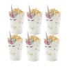 Unicorn Party Pattern Snacks Popcorn Packaging Paper Box Props Decoration