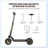 IScooter W9Air Elektryczna hulajnoga 40KM/H 10" Opona terenowa Off-Road Silnik 800W Bateria 48V/10Ah Podwójny hamulec tarczowy E Hulajnoga