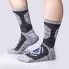 [YUEDGE] Chaussettes de sport pour hommes, chaussettes de travail épaisses, durables, chaussettes d'escalade, robustes, résistantes aux déchirures, renforcées, rembourrées, coton de haute qualité, 25-27 cm,