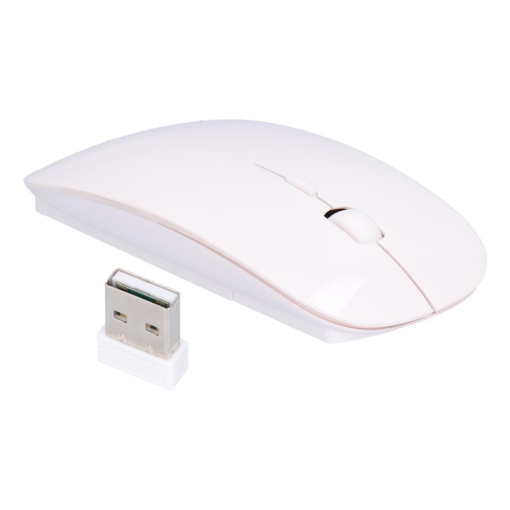 Wireless Mouse Smart Slim Portable 2.4G Cordless Mouse with USB Receiver for Office Laptop Computer Tablet
