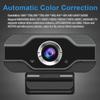 1080P HD USB Webcam for Online Classes and Video Conferences - Driver-Free Live Streaming Camera