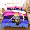 Comfortable Anime Print Duvet Cover Set With Duvet Cover And Pillowcases Single Twin Full Queen King Sizes For Adults And Kids