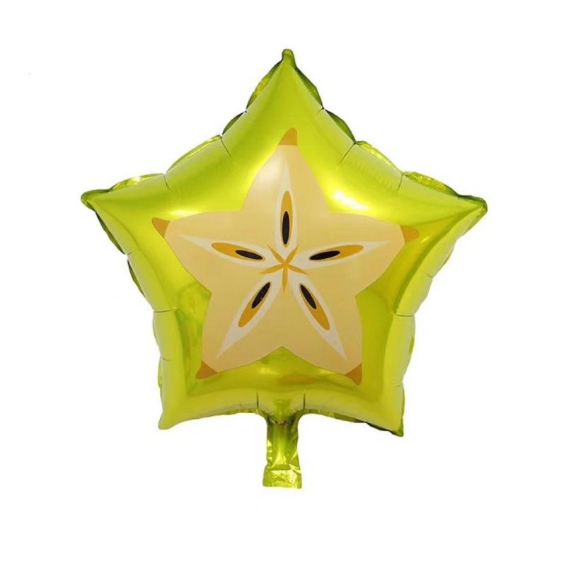 6Pcs/Set 18inch Fruit Balloons Foil Balloons Mylar Balloons for Party Birthday Wedding Decoration Fruits Foil Balloons