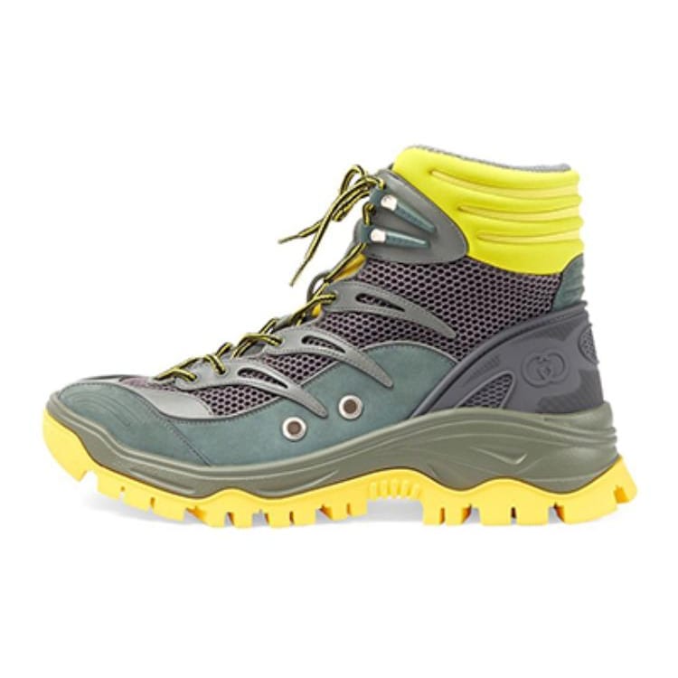 Gucci Lace Up Boot `Grey Dark