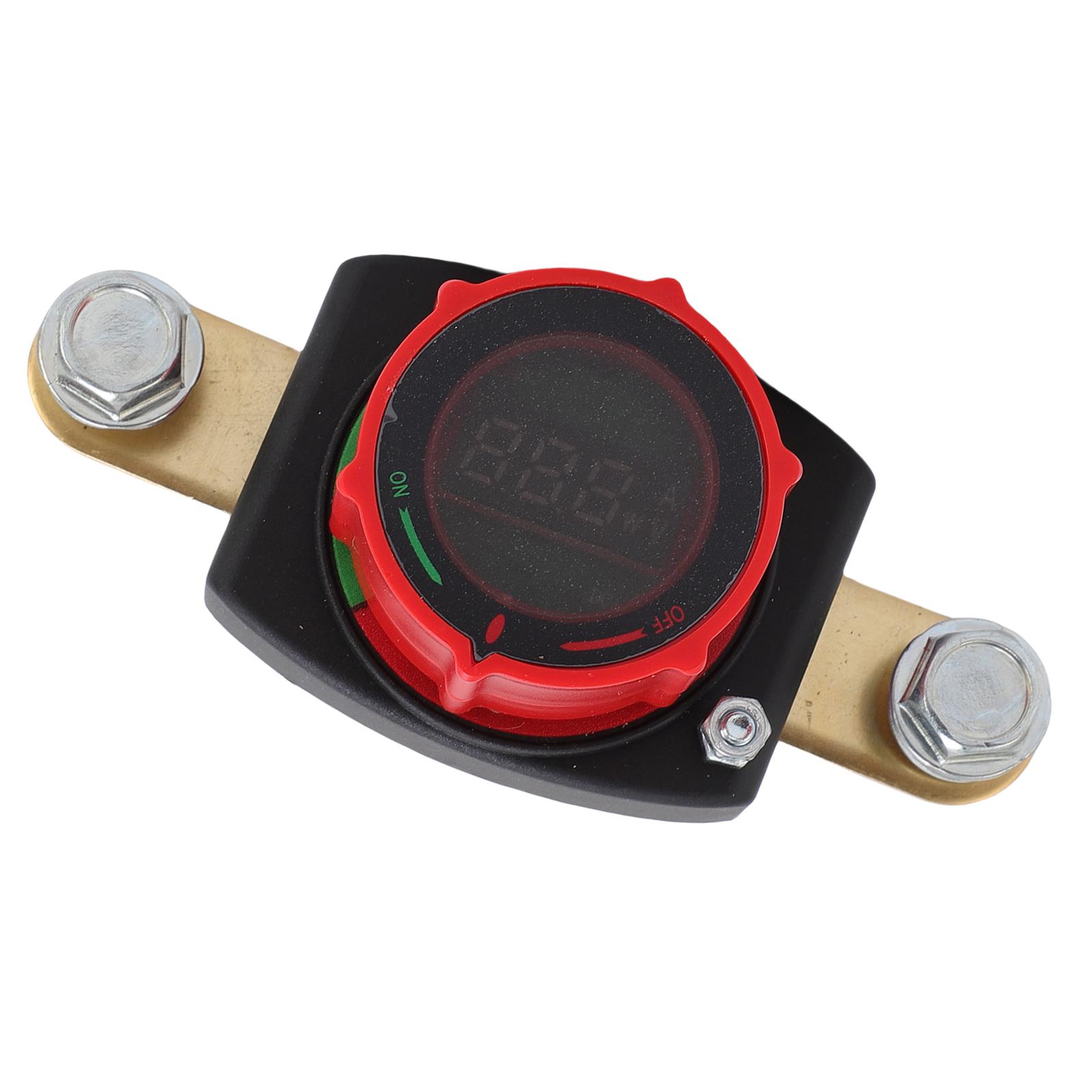 

Выключатель массы аккумулятора с регулировкой ручкой и дисплеем напряжения, изолятор для РВ, грузовика, автомобиля, яхты