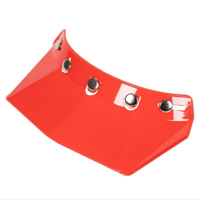 Universal 5-Snap Visor for Open Face Motorcycle Helmet Wind Flip Up Visor Shield Motorcycle Helmet Cap Tongue 5-Snap Wind Shield