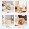 Storage Jar with Airtight Lid Large Capacity Food Grade BPA Free Transparent Design Dust-Proof Grain Rice Container