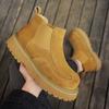 Men's Thick Soled Midsole Boots Are Fashionable and Versatile Men's Outdoor Travel Shoes