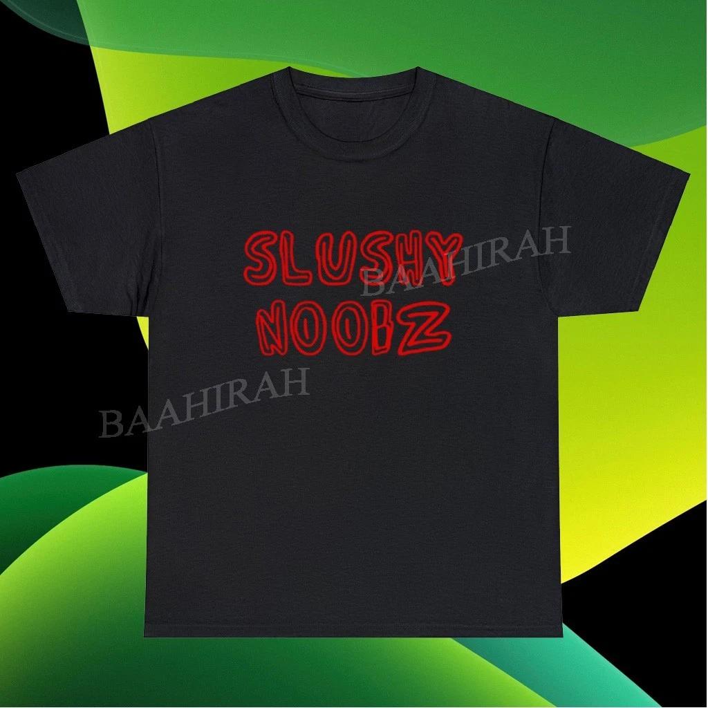 New Slushy Noobz Merch Logo American Funny T shirt Size S to 5XL L