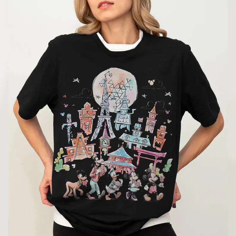Cute Friends Epcot T Shirt Unisex 8 S