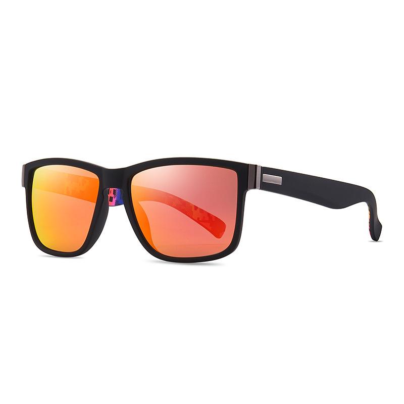 Box Sunglasses, Tide Polarized Sunglasses Men'S Retro Sunglasses D518