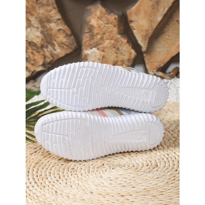 Spring 2025 New Women's Sports and Casual Shoes, Breathable Sock Shoes, Low-top Mesh Running Shoes for Women