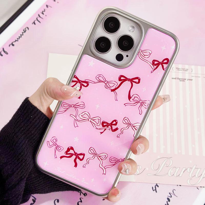 Zhitai Electroplated Silver Edge Drip iPhone 15 Pro Max & Huawei P70 Case