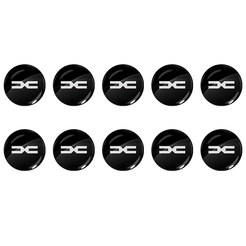BGW1 14MM Remote car key  aluminum badge, decorative sticker For Dacia Duster Logan MCV Sandero Stepway Dokker Lodgy Car Accessories