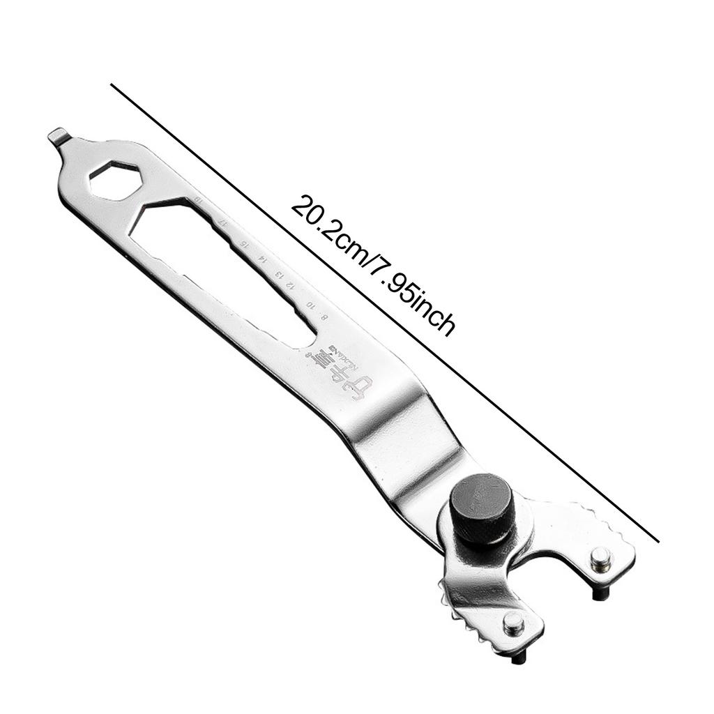 Dual-purpose Angle Grinder Machine Accessories Two Claw Wrench Thickened High Hardness Wrench For Angle Grinding Wheel Machine